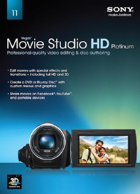 Sony Vegas Movie Studio HD Platinum 11.0.231 + crack, key, keygen ...